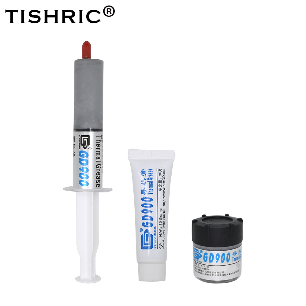 Tishric Thermal Grease Gd900 Compound Conduct Silicone Plaster Heat Sink Compound 30G For Cpu Gd900