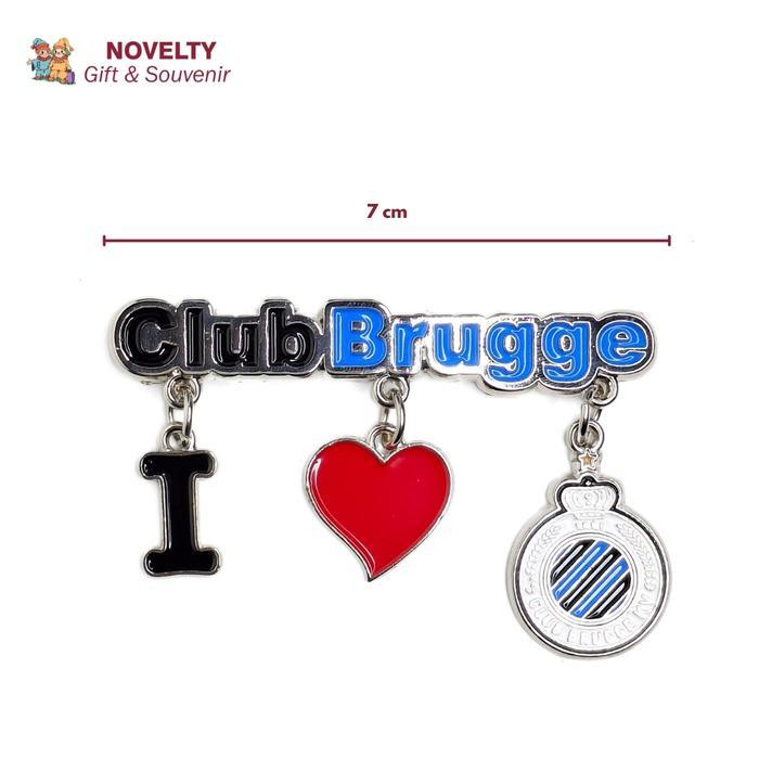 Souvenir magnet kulkas renteng Club Brugge oleh oleh Belgia Belgium