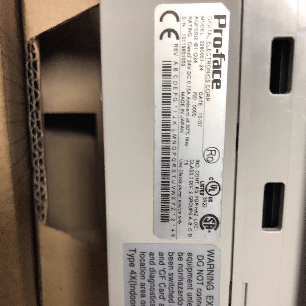 Pro-Face Gp3000 Ast3301-S1-D24 Ast3301W-B1-D24 Ast3301-B1-D24 Agp3301-S1-D24 Agp3300-S1-D24