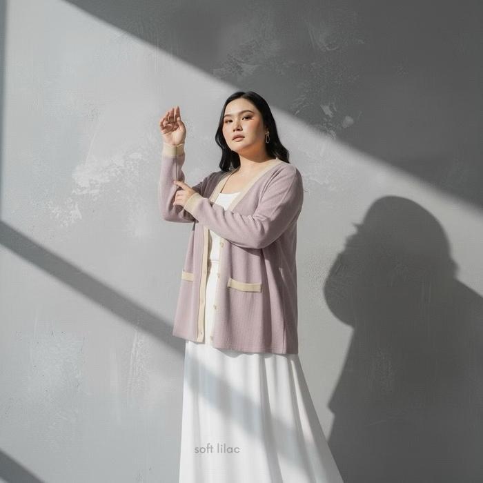 BIGISSIMO - JANE SWEATER ATASAN CARDIGAN WANITA BIG SIZE JUMBO