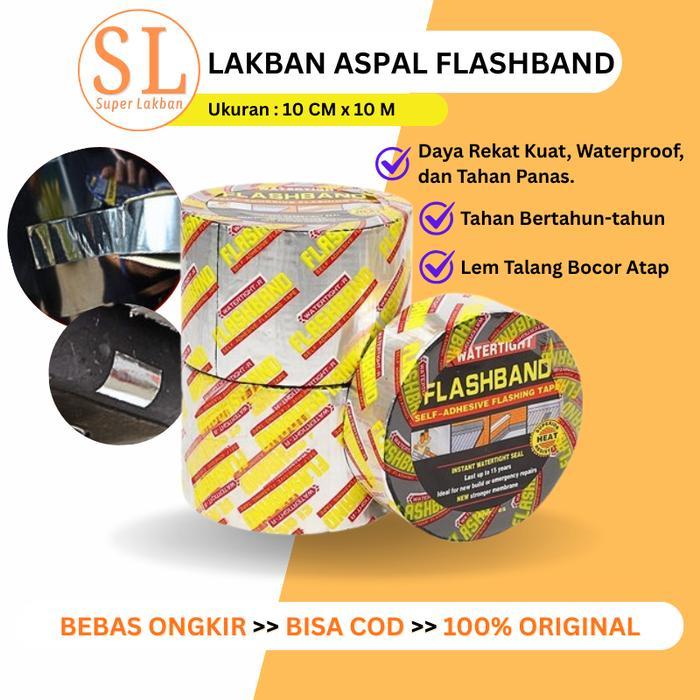 Lakban Anti Bocor Lem Talang Flashband Penambal Penutup Bocor Air