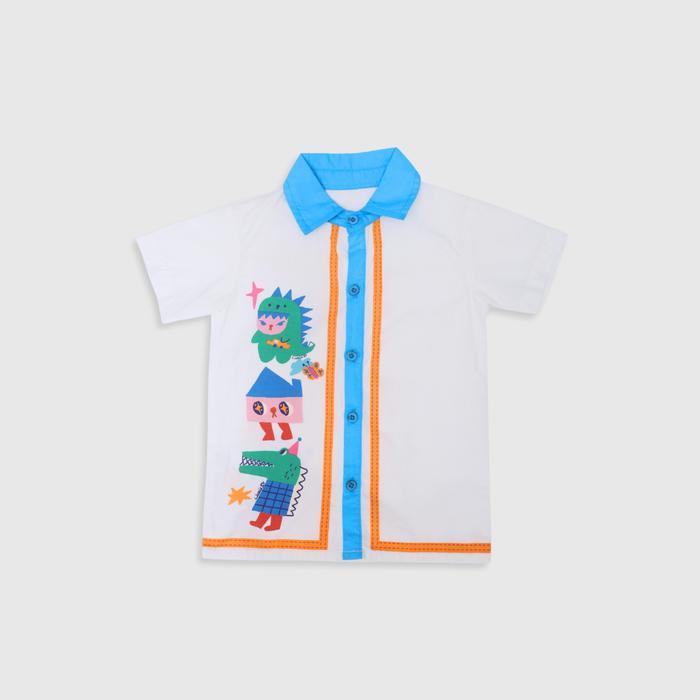 ORIGINAL Mothercare Liunic Boy Shirt - Kemeja Anak Laki-laki (Multi) Ready stok