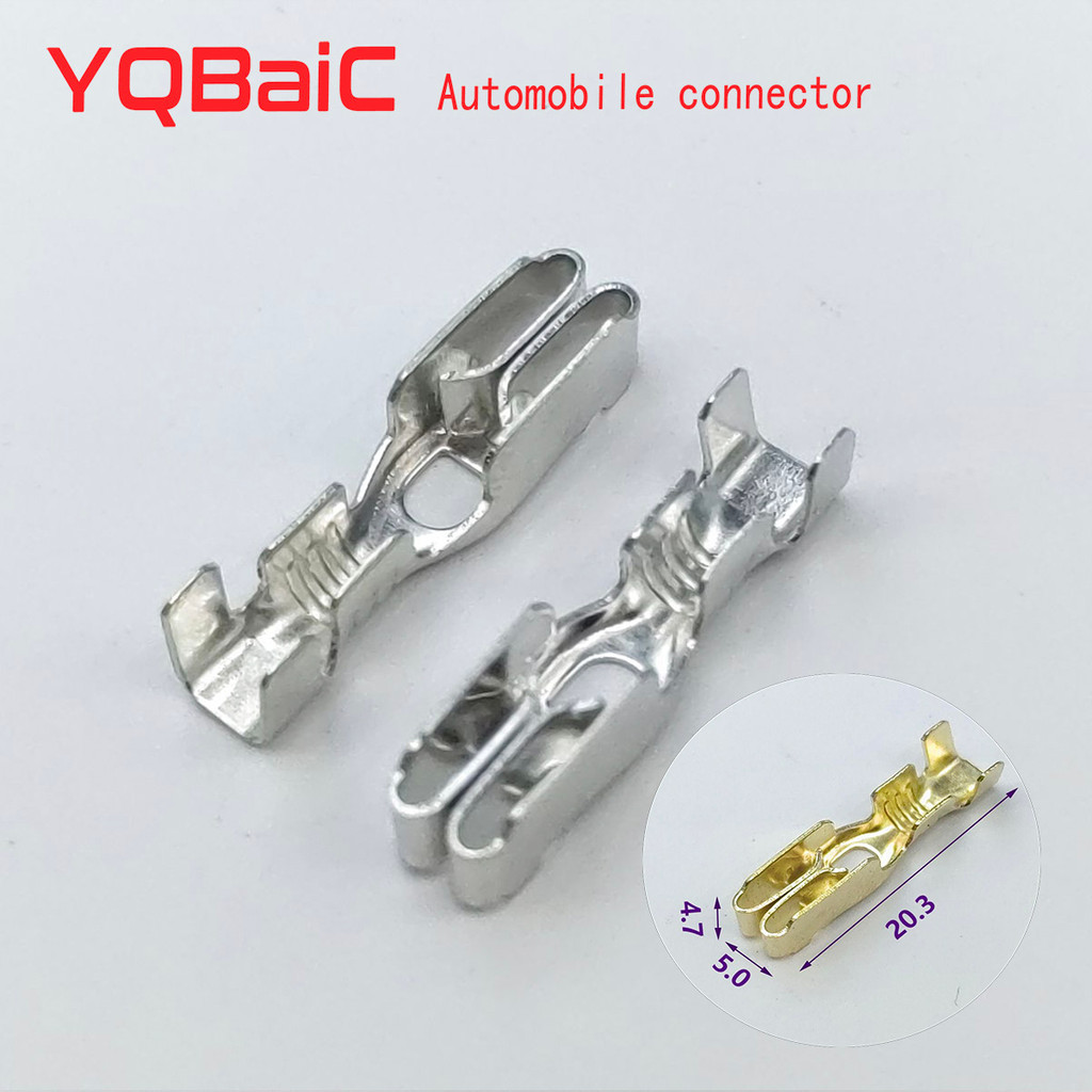 50/100/200/500 Pcs Car Insurance Fuse Holder Terminal Automot Meter Fuse Box Terminals For Vw Audi