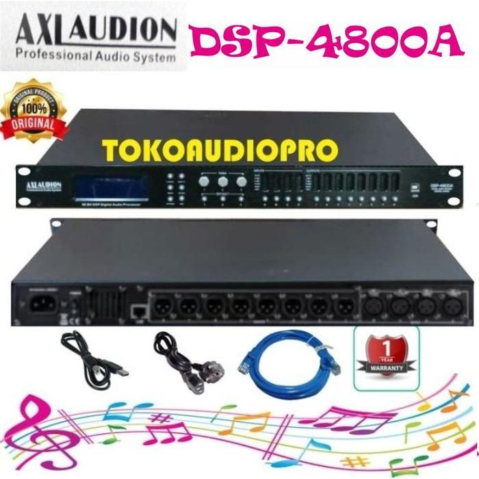 Axl Audion Dsp4800A 4-In 8-Out Speaker Management Axl Dsp-4800A Dlms Co