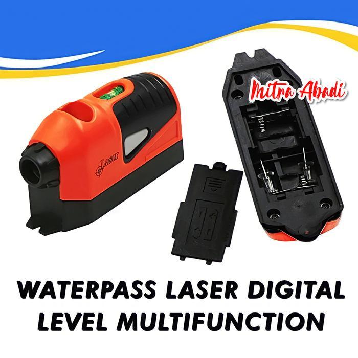 v Waterpass Laser Digital Level MULTIFUNGSI - Alat Ukur Waterpass Laser