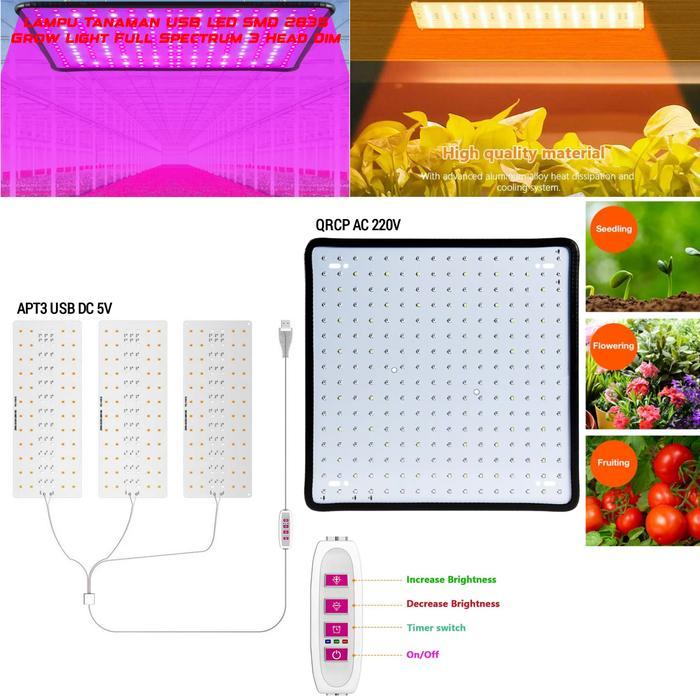 Lampu Tanaman Pengganti Sinar Matahari Dalam Ruangan UV Grow Light