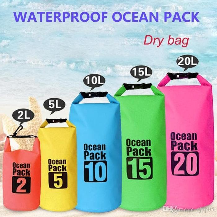 Eiger Bag'S - Dry Bag 2L 5L 10L 15L 20L 30L ( Ocean Pack ) Tas Anti Air Tas Kekinian