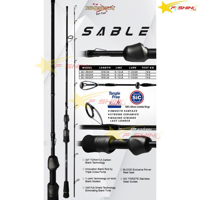 Stars Fishing Blood-X Joran Pancing Blood-X Sable 135 150 165 Carbon Mancing Galatama Kolam Free