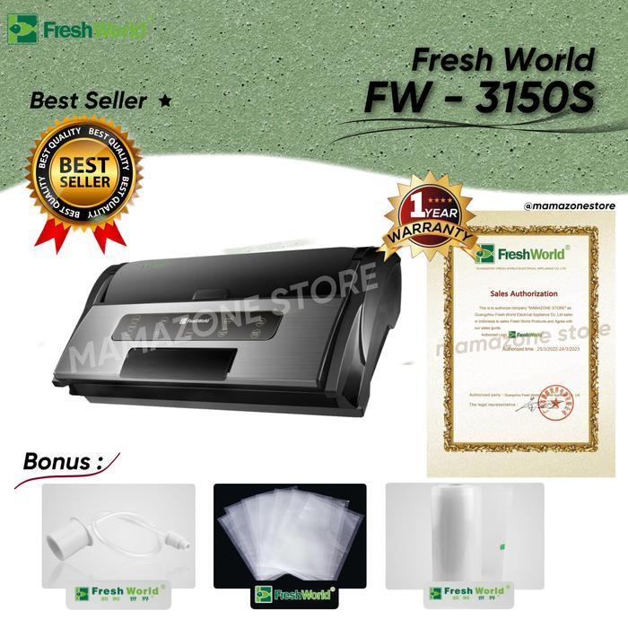 (PROMO RAMADHAN) FRESHWORLD VACUUM SEALER FW3150S FW 3150S FW-3150S TVS 3150S TVS-3150S PREMIUM
