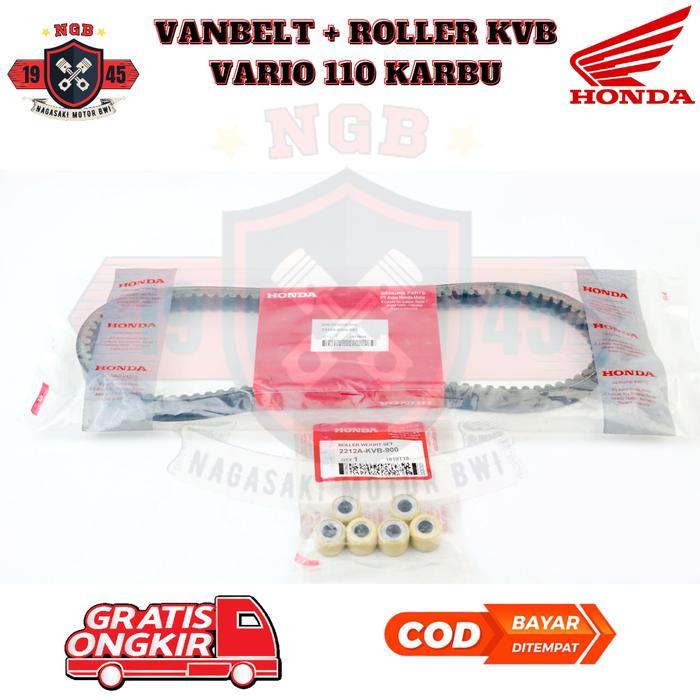 VANBELT VARIO 110 CARBU - VAN BELT  ROLLER VARIO 110 OLD - ROLLER VARIO 110 CARBU LAMA KVB MOTOR