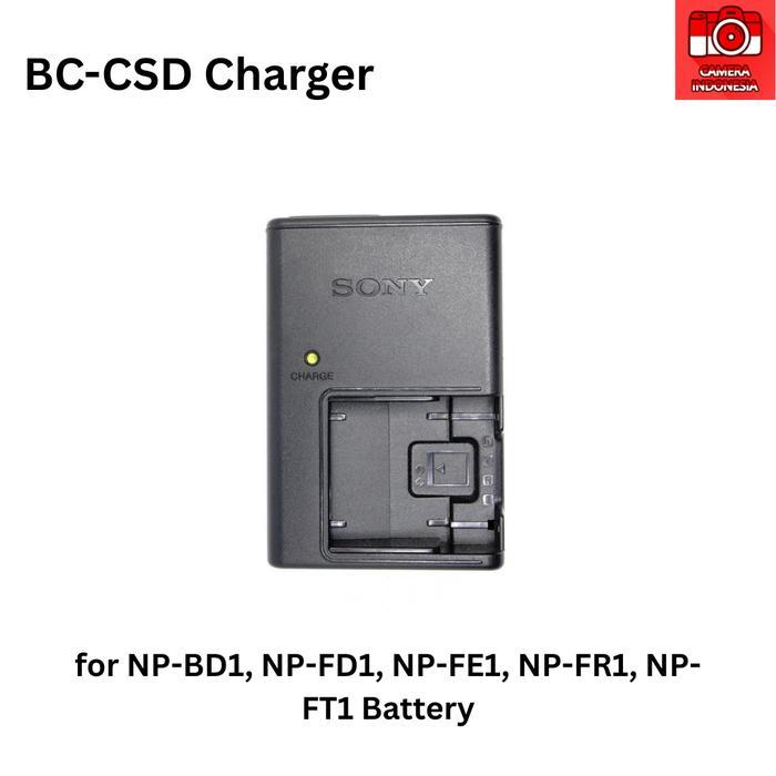 Charger Sony BC-CSD untuk Baterai Sony NP-BD1 NP-FD1 FE1 NP-FR1 NP-FT1