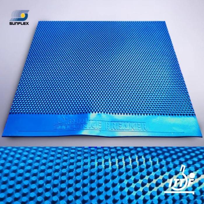 Karet Tenis Meja Bintik Sunflex Ice Breaker Blue Original