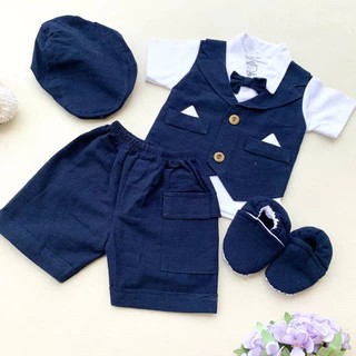 QUEBEECLOTH BAJU BAYI LAKI LAKI 0 6 BULAN BAYI NEWBORN SETELAN BAYI COWOK ROMPI PESTA BAYI LAKI LAKI