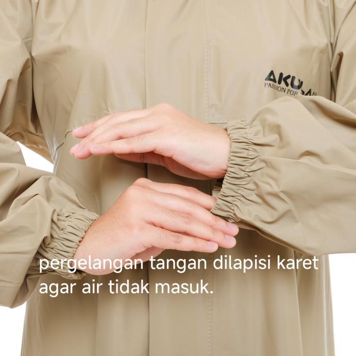 Akula Jas Hujan Original Pria Wanita Dewasa Bahan Pvc 25 Untuk Musim Hujan Pasti Ori