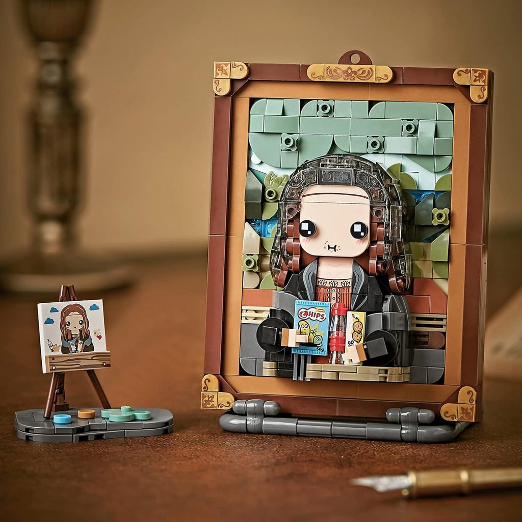 Creative World Famous Classic Pixel Art Painting Model Mini Building Blocks Children Girls Adult