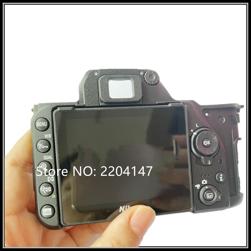 Baru NEW For Nikon D7500 Back Cover Rear Shell Case with LCD Display Screen Window Protector Button 