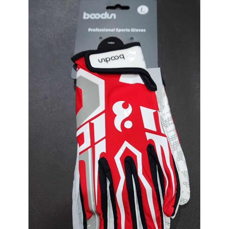 Sarung Tangan/Batting Gloves Baseball Softball Merah Hitam
