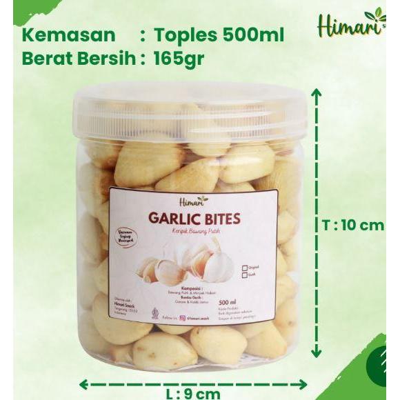 Himari Keripik Bawang Putih Himari Garlic Bites Snack Cemilan Sehat