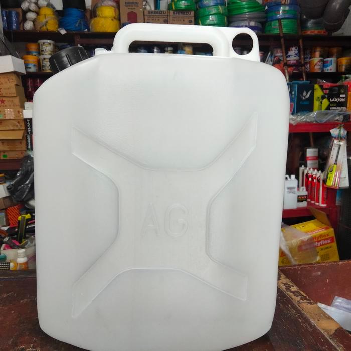 Jerigen 10 Liter Baru Putih /Botol Jirigen Dirigen