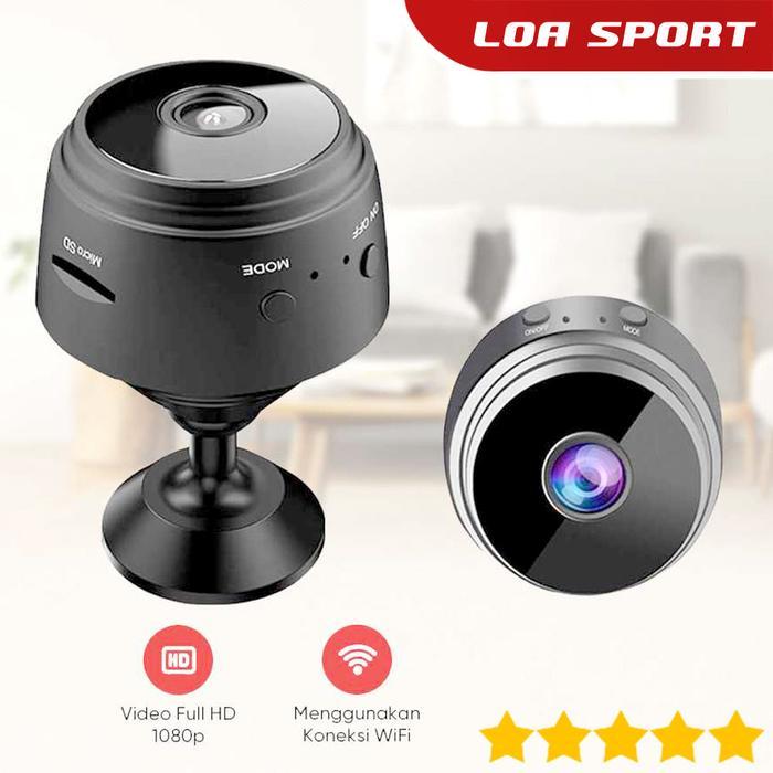 Kamera Cctv Mini Wifi Ip Camera Portable Wide Angle 1080P