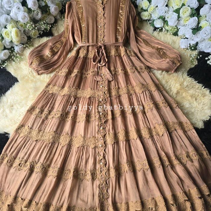 New ~Quinly Kenjicollection Gamis Premium Import Bkk Bahan Silk Premium By Goldyghatbiyya Fashion