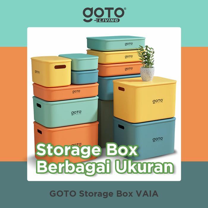 "New" Goto Vaia Storage Organizer Box Container Keranjang Penyimpanan