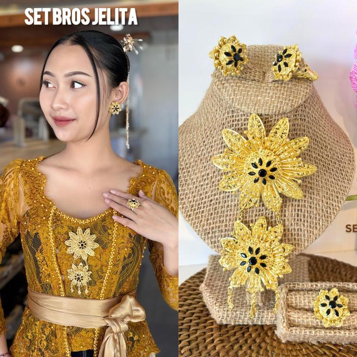 STARLIGHT BALI - Set Bros Jelita/ Set Alpaka / Bros Bali / Bros Pin / Set Wanita Aksesoris Permata