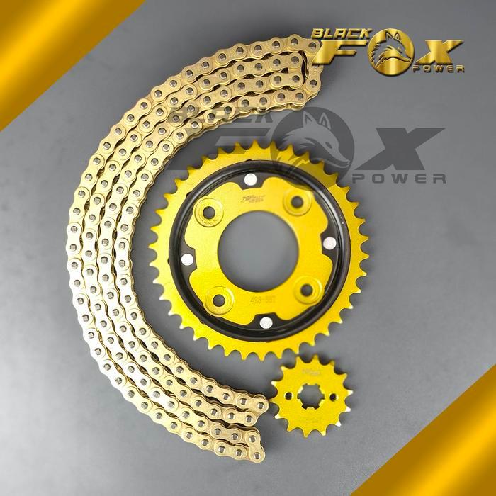 Gear Gir Set Gir Paket Gold Supra X 125 Helm In (36T) Blade F1 14T 36T 428H 108L