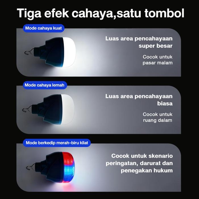 Lampu emergency Lampu Camping Lampu Taman Lampu Tenda Outdoor 600W Charger lampu emergency bisa di
