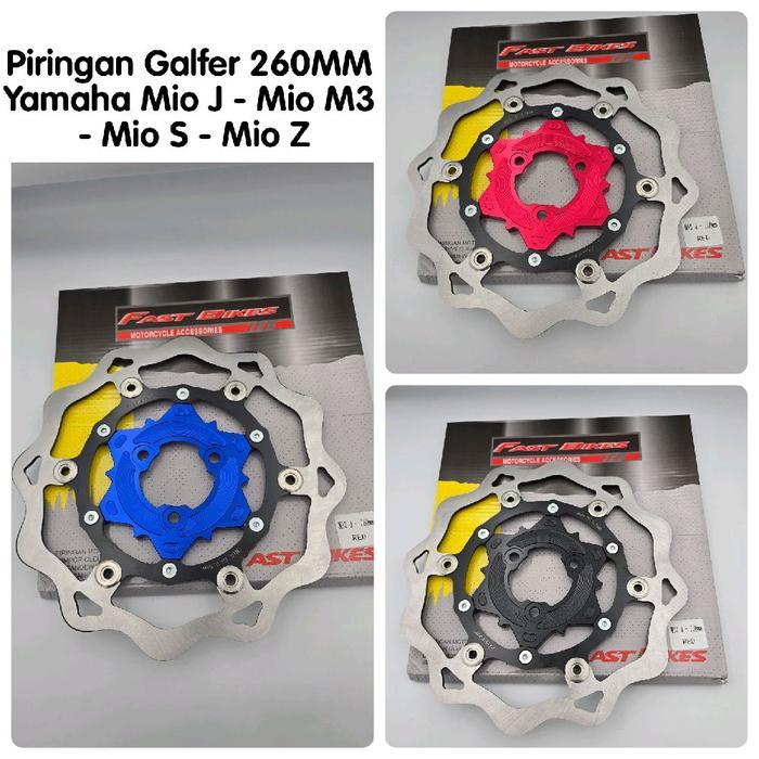 Piringan Cakram Depan Galfer 260MM Yamaha Mio J - Mio M3 - Mio S - Mio Z - Disc Brake Galfer 260MM 3