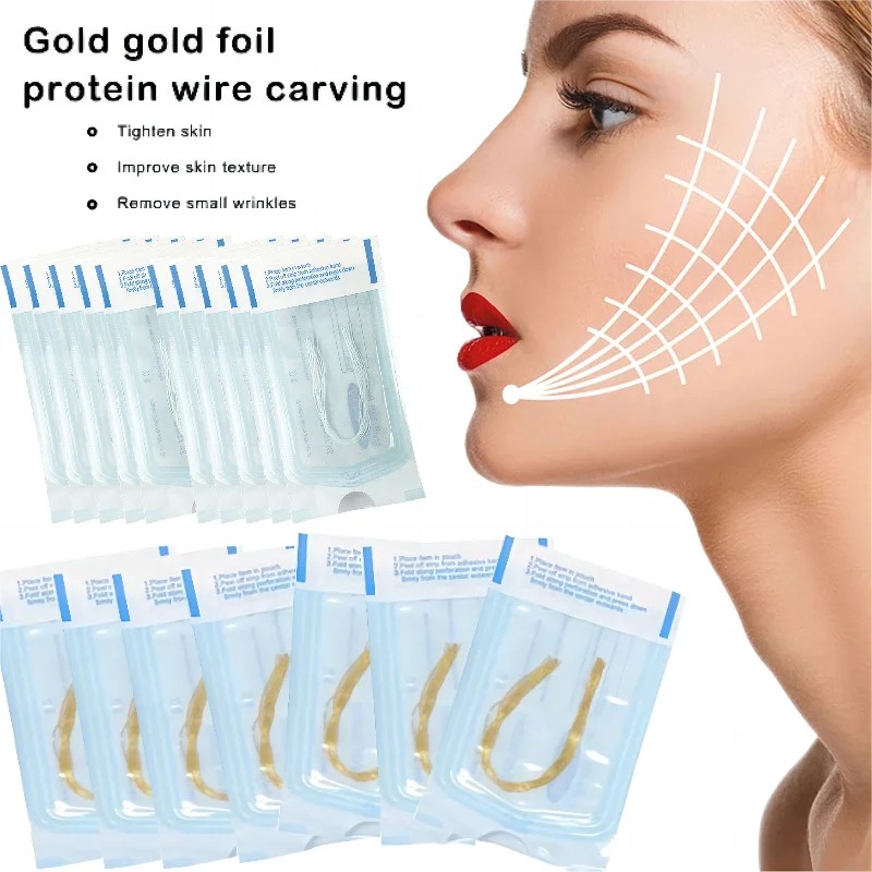 Radar Thread No Needle Silk Fibroin Line Carving Essence Collagen Facial Thread Lift Anti Aging