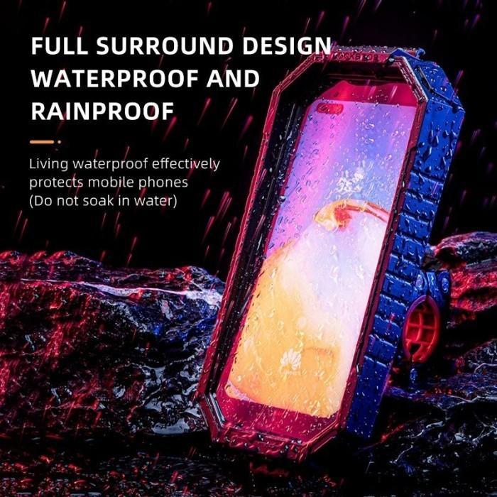 ROCKBROS PHONE HOLDER MOTOR SEPEDA WATERPROOF TOUCHSCREEN BAG 22001