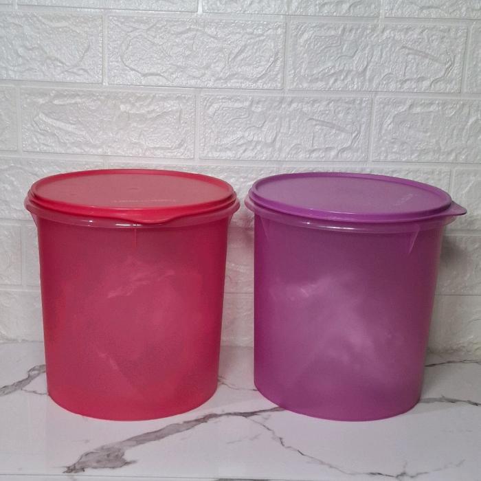 Crispy Canister 5L Tupperware Stoples Penyimpanan Kerupuk/Keripik