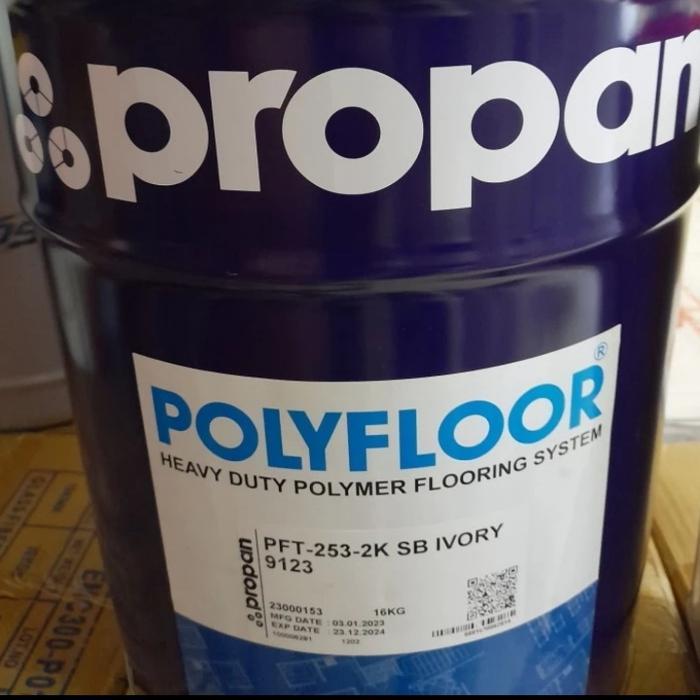 Propan Pokyfloor PFT 253 2K SB IVORY Cat Epoxy Lantai 20kg Set
