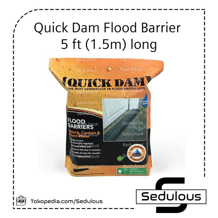 Quick Dam Flood Barrier Emergency Tembok Tahan Anti Banjir Benteng Karung Instant Tahan Anti Rembes