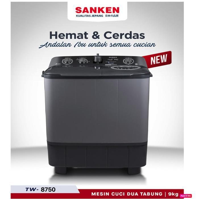 SANKEN Mesin Cuci 2 Tabung 9KG TW-8750