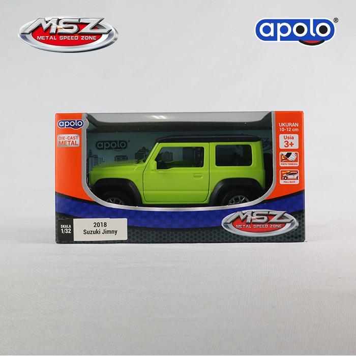 Agata Toys Official Apolo MSZ - Diecast Car 1:43 2018 Suzuki Jimny ( SUZUKI Official License )