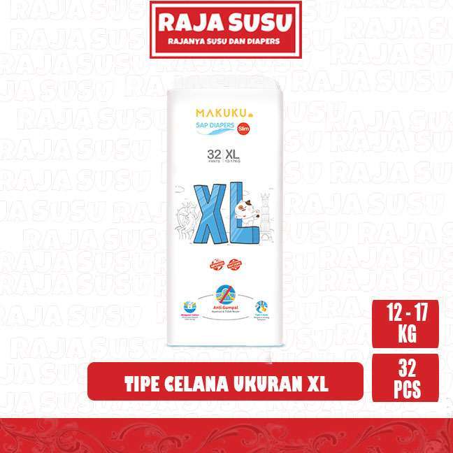 MAKUKU AIR DIAPERS XL32 - RAJA SUSU