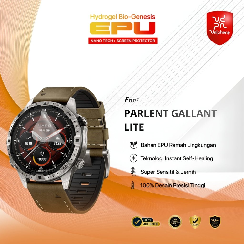 UniPhon BIO-HYDRO EPU Hydrogel Pelindung Layar for PARLENT GALLANT LITE Superior Protection Film Jer