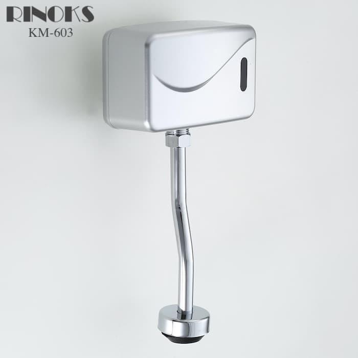 Rinoks Urinoir Sensor Flush Otomatis Bilas Km-603 Dc Silver