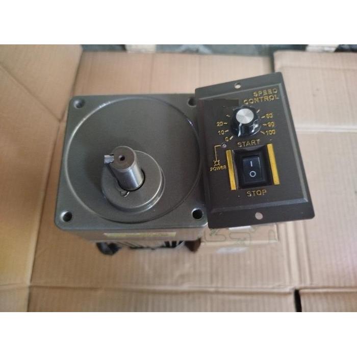 AC MOTOR GEARBOX 220V 180W VARIABLE SPEED CONTROL 1 PHASE