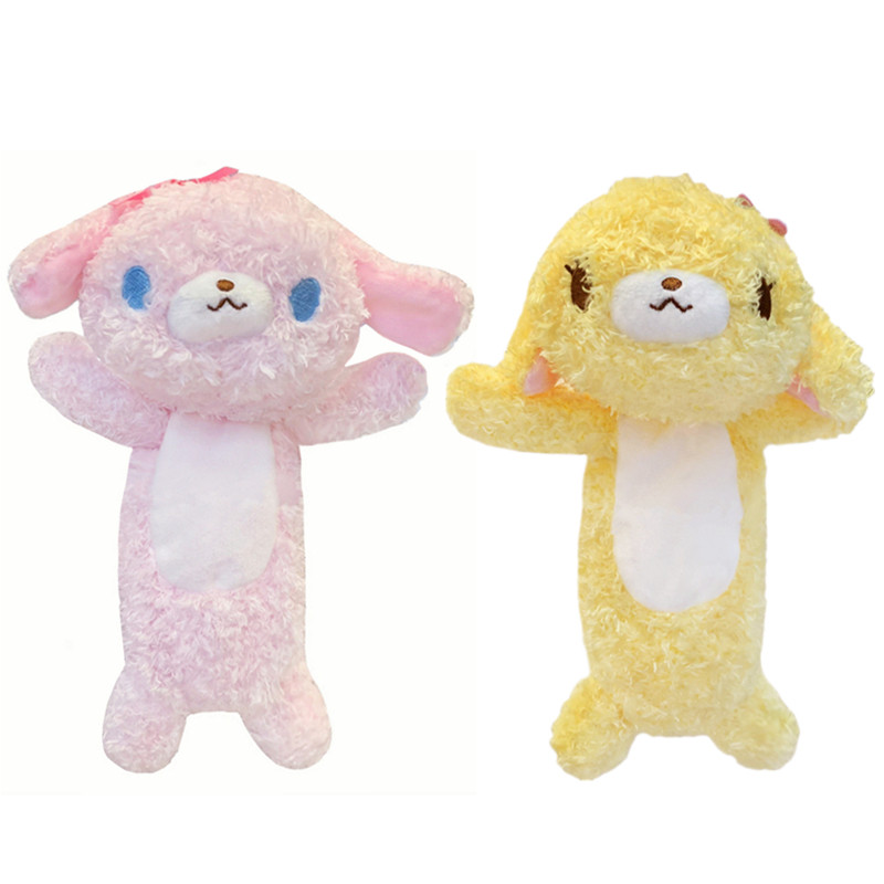 Cute Sugarbunnies Plush Pencil Cases for Girls Hanausa Momousa Pink Bunny Kawaii Pencil Pouch
