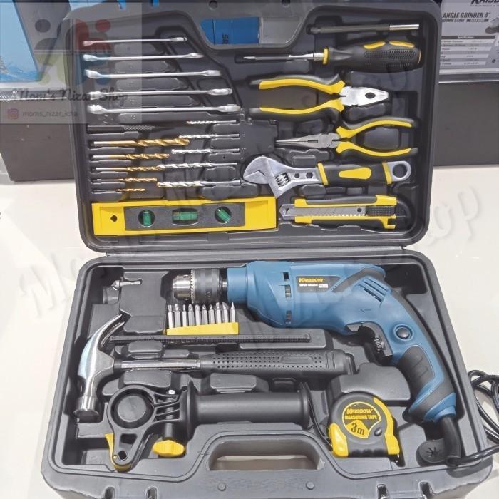 Krisbow Set Bor Listrik Beton 37 Pcs bagus berkualitas