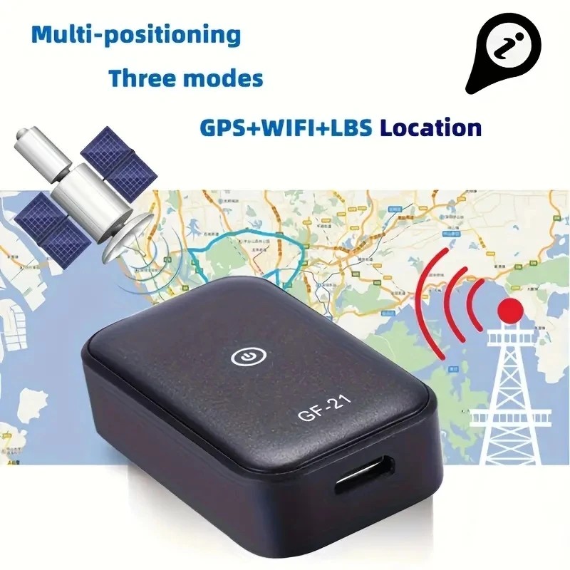 GF21 Mini GPS Tracker Precise Positioning Mini CarTracker Universal Car Bike GPS Tracker for The