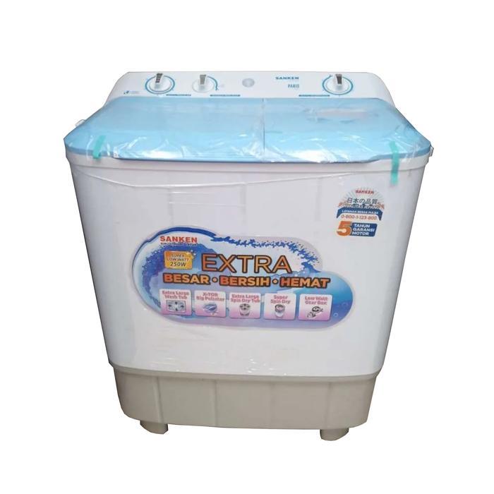MESIN CUCI 2 TABUNG SANKEN TW-9110BU / TW-9110PK LOW WATT