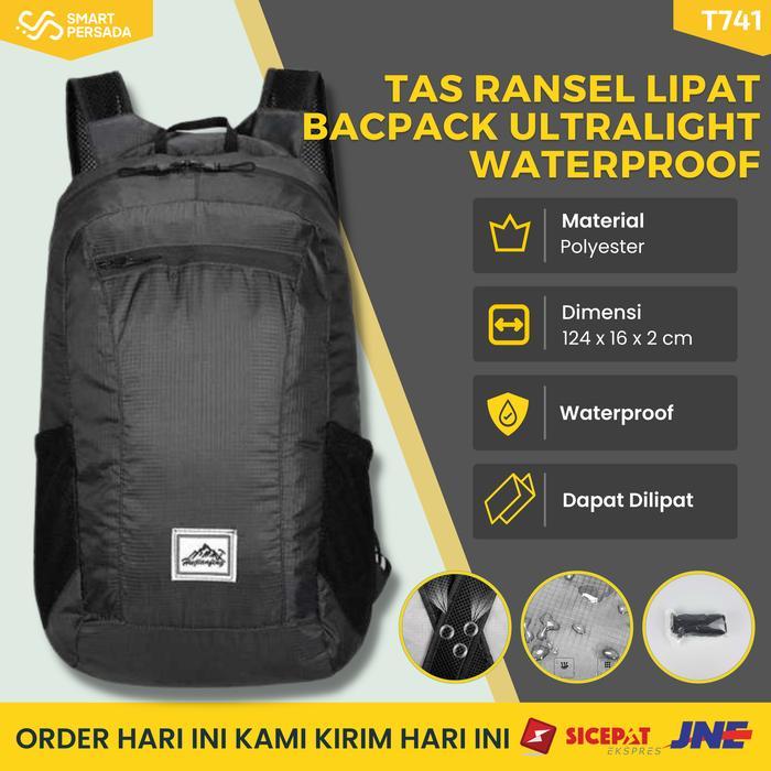 Consina - Tas Ransel Gunung Hiking Lipat Outdoor Waterproof Bag Kecil Pria 20L