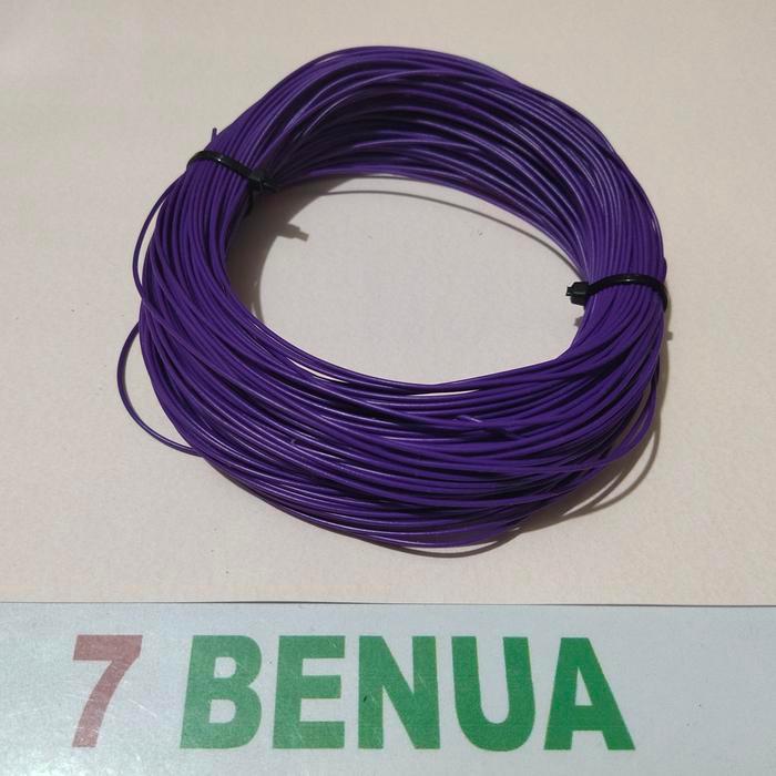 KABEL SPION ELECTRIC-LAMPU LED -SPEEDOMETER SIZE 0.3 WARNA UNGU 50MTR