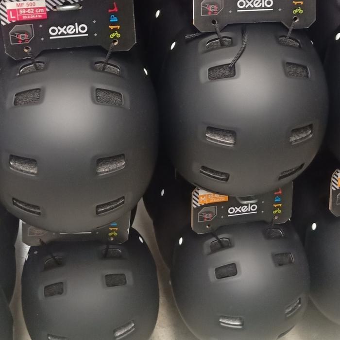 Helm oxelo inline skate skateboarding skuter helm sepeda helm bmx