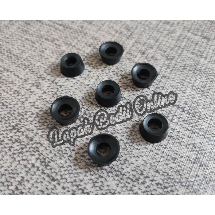 Karet Klep Mangkok Warna HITAM Untuk OD 16 Eceran