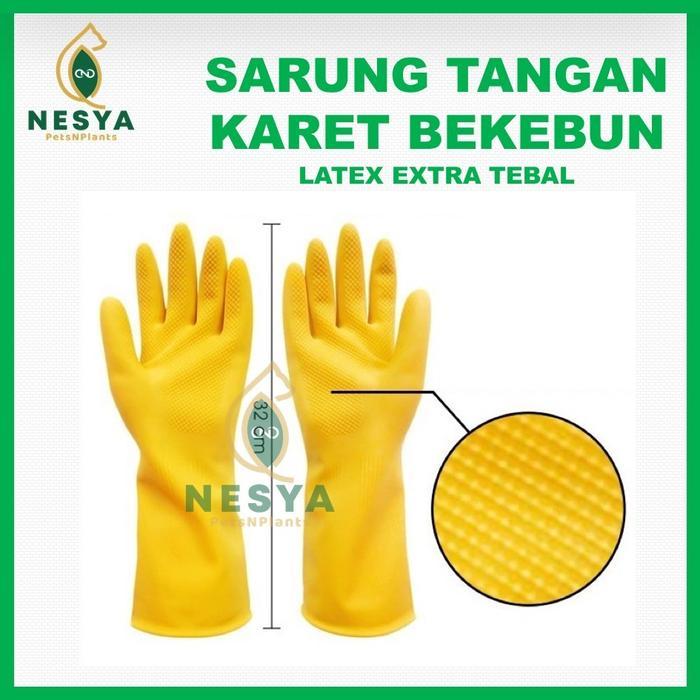Sarung Tangan Latex Untuk Berkebun Bahan Tebal Sarung Tangan Karet